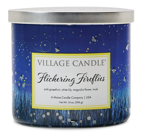 Village Candle - Flickering Fireflies - Luminary Bowl