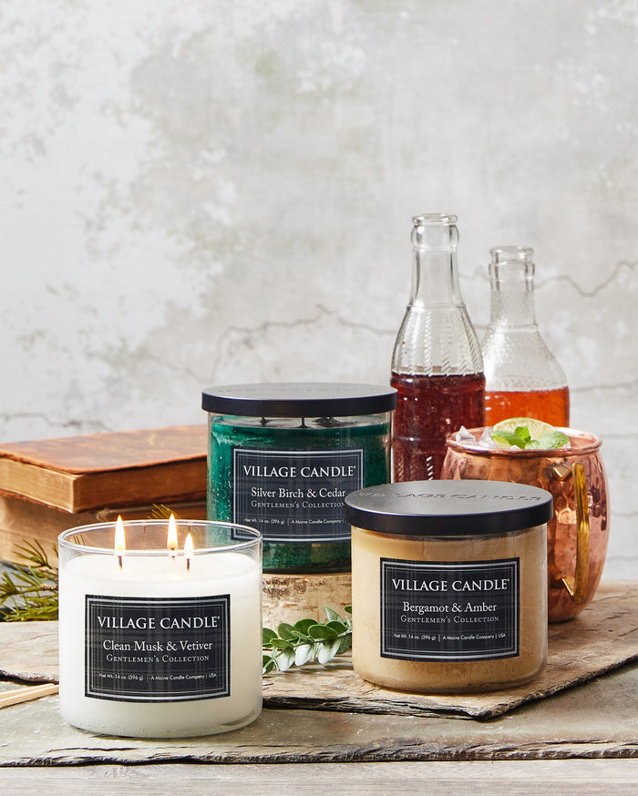 Village Candle -Bergamot & Amber - Bowl