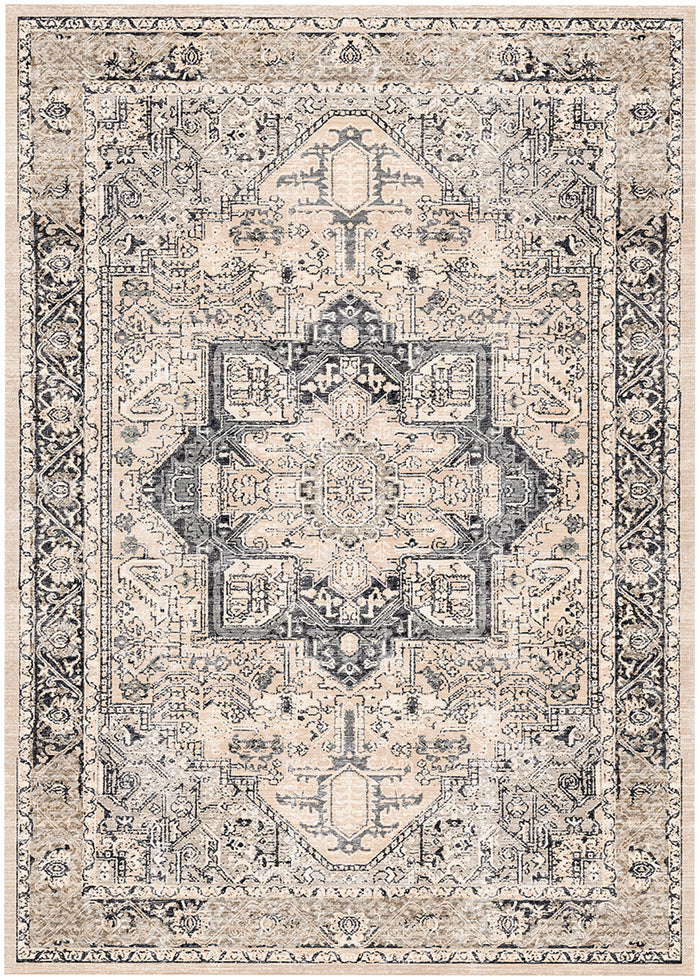 Vintage Pompeii Ivory Area Rug
