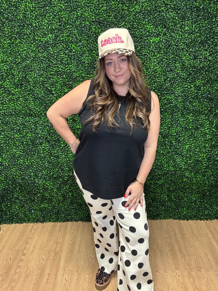 Waffle Knit Tank Top by Andree by Unit