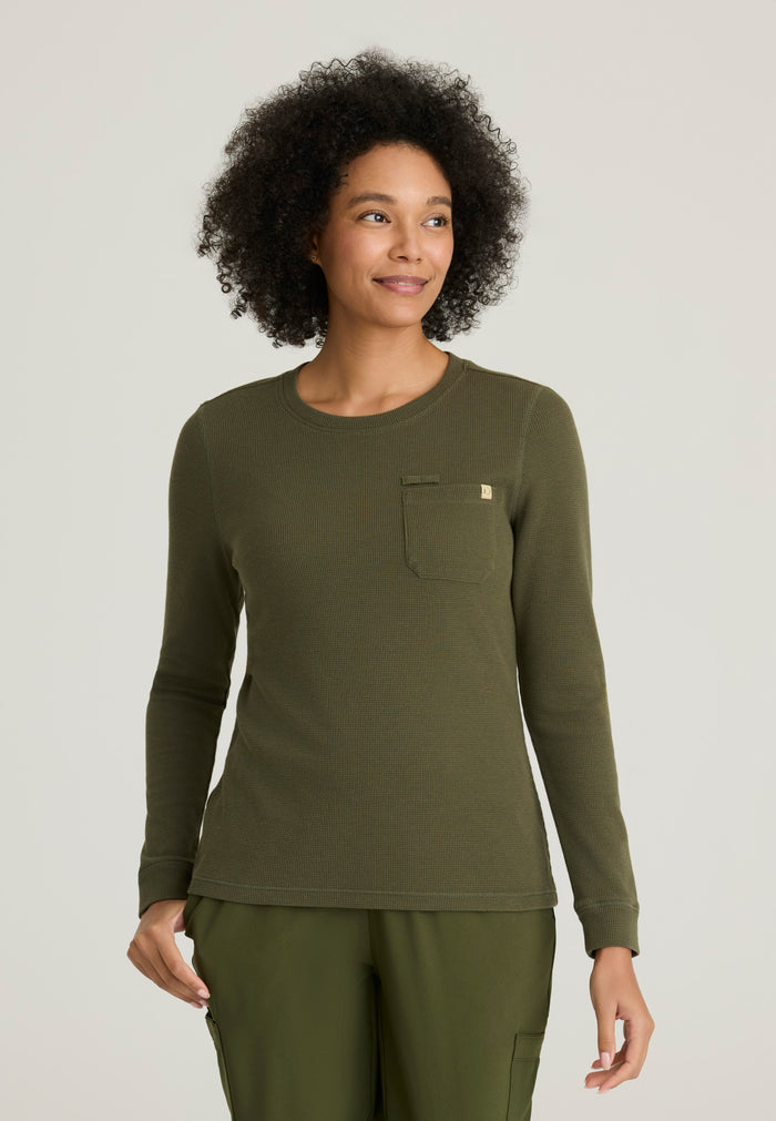 Wanderlust Long Sleeve Top - Fern - Grey's Anatomy Scrubs