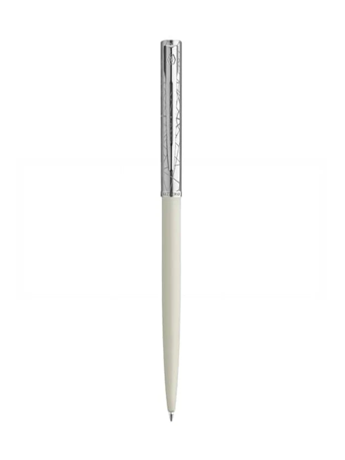 Waterman Allure Deluxe White Ballpoint Pen Medium Nib
