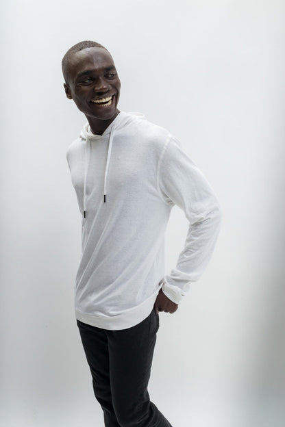 Waverunner | Men's Anti-Stain Linen Cotton Blend Lightweight Hoodie