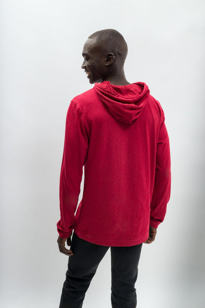 Waverunner | Men's Anti-Stain Linen Cotton Blend Lightweight Hoodie