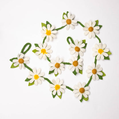 White Daisy Garland
