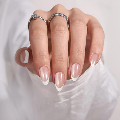 White Swan | Short Almond | SALON PRESS™