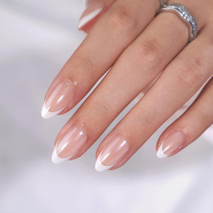 White Swan | Short Almond | SALON PRESS™