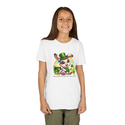 Who Needs Luck with All This Charm? Youth Tee - Spread Luck and Laughter! 🍀🍀 - Whippie's