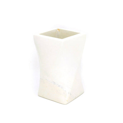 Whorled Natural Soapstone Storage Cup