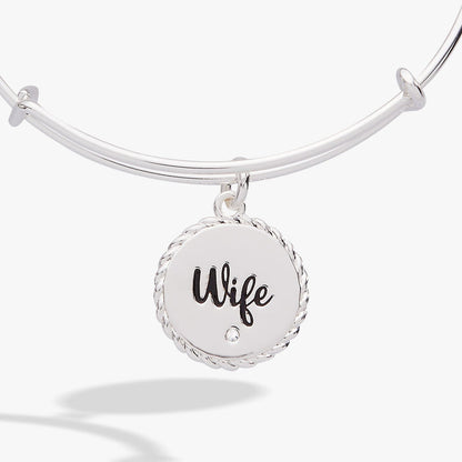 Wife True Love Stories Never Have Endings Charm Bangle