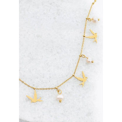 Wings of Hope Pearl Necklace