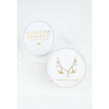 Wings of Hope Pearl Necklace