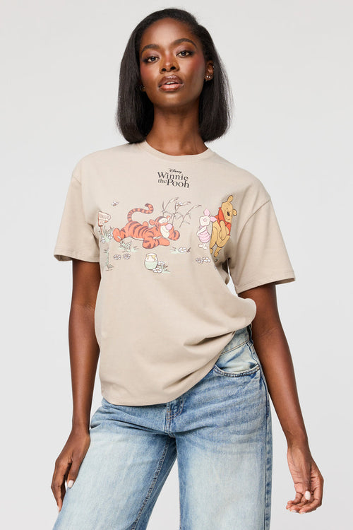 Winnie the Pooh Graphic Boyfriend T-Shirt