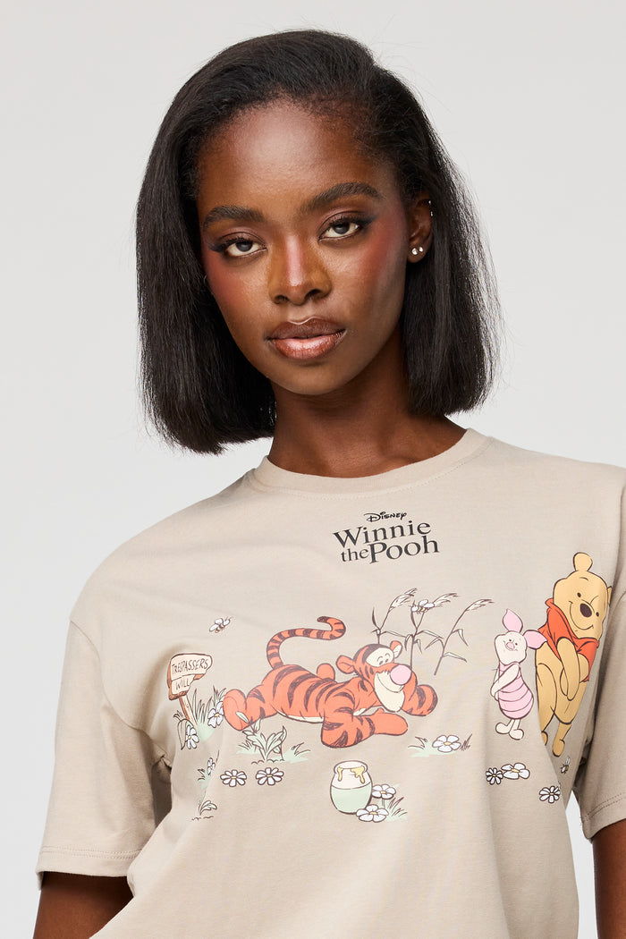 Winnie the Pooh Graphic Boyfriend T-Shirt