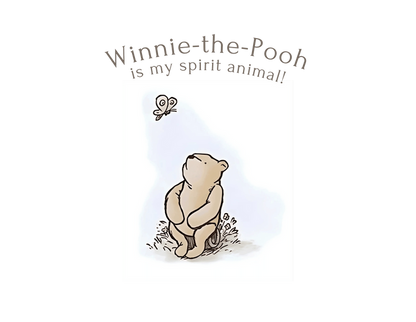 Winnie the Pooh is My Spirit Animal - Women's Softstyle Tee - Whippie's