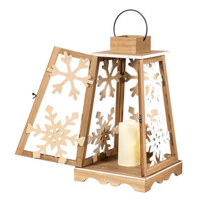 Winter Grove Lantern with LED Candle
