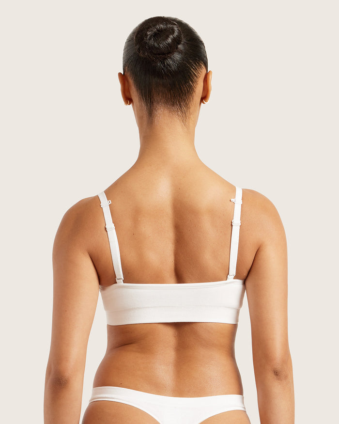 Wireless T-Shirt Bra - White