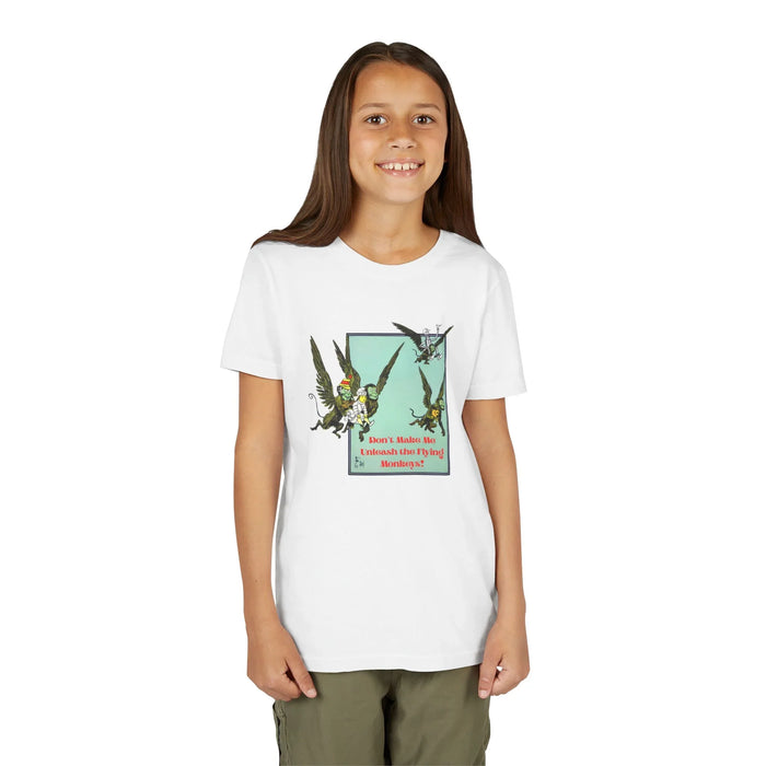 Wizard of Oz Don't Make Me Unleash the Flying Monkeys - Youth T-shirt - Whippie's