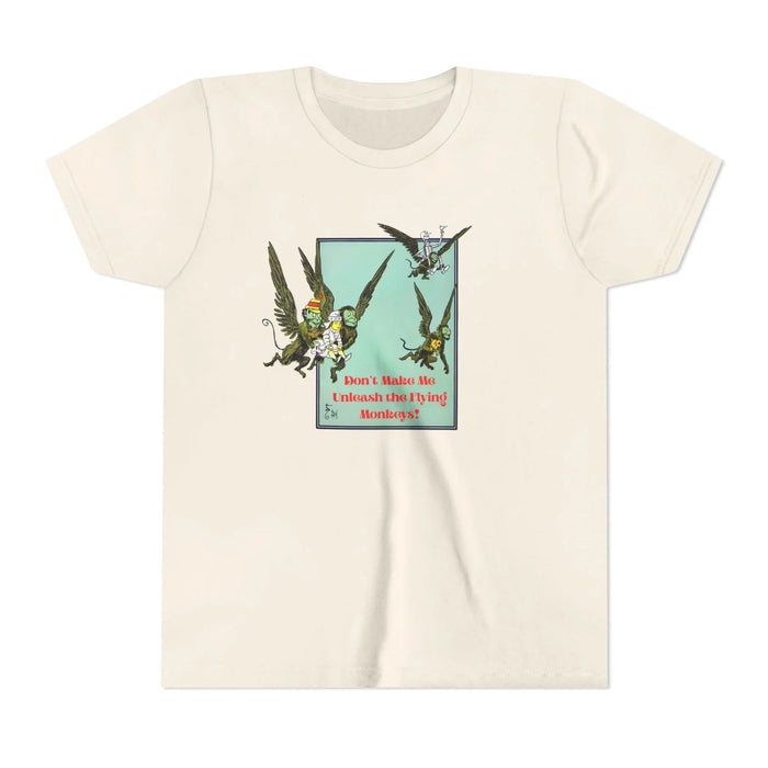Wizard of Oz Don't Make Me Unleash the Flying Monkeys - Youth T-shirt - Whippie's
