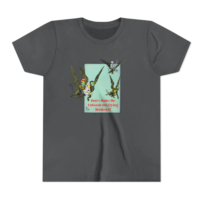 Wizard of Oz Don't Make Me Unleash the Flying Monkeys - Youth T-shirt - Whippie's