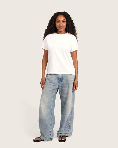 Women's Classic Crew Neck T-Shirt - White