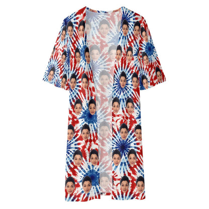 Womens Half Sleeve Kimono Cardigan - Whippie's