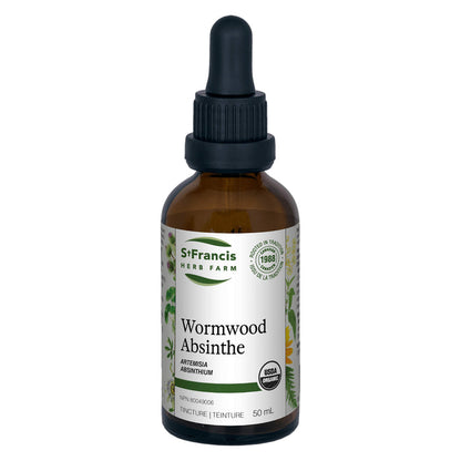 Dropper Bottle of St. Francis Herb Farm Wormwood 50ml