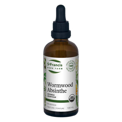 Dropper Bottle of St. Francis Herb Farm Wormwood 100ml