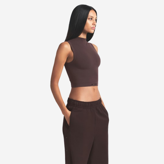 nike x skims vintage seamless mock neck bra top phoenix