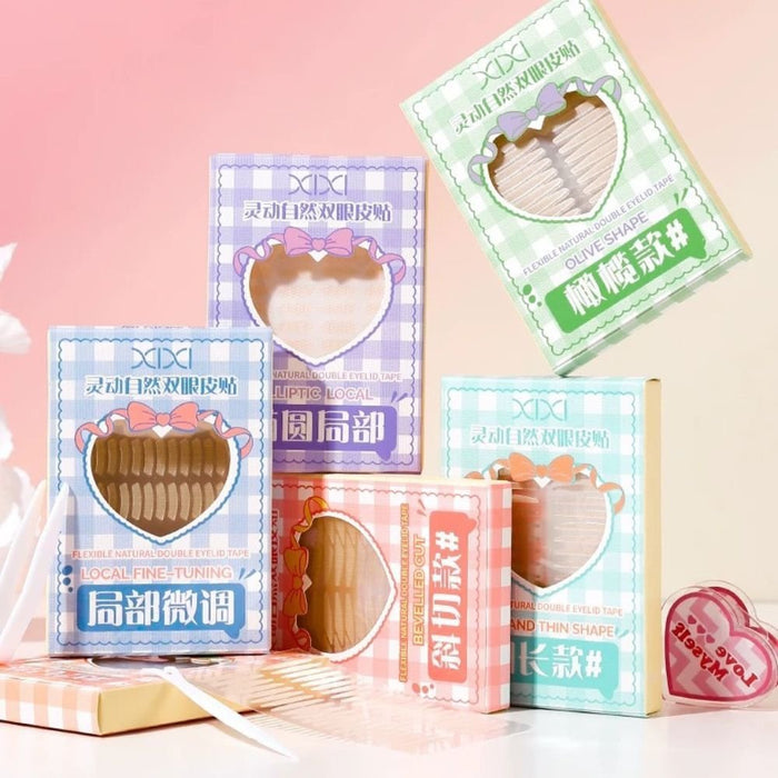 xixi Flexible Natural Double Eyelid Tape شريط لاصق مرن طبيعي مزدوج للجفن - Princess Cosmetics Qatar