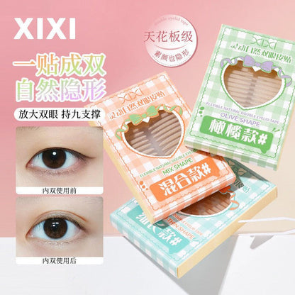 xixi Flexible Natural Double Eyelid Tape شريط لاصق مرن طبيعي مزدوج للجفن - Princess Cosmetics Qatar