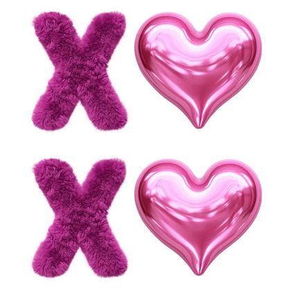 💖 XOXO Hugs & Kisses! 💜 Kids Softstyle Tee ✨ Spread the love with hugs and kisses! - Whippie's