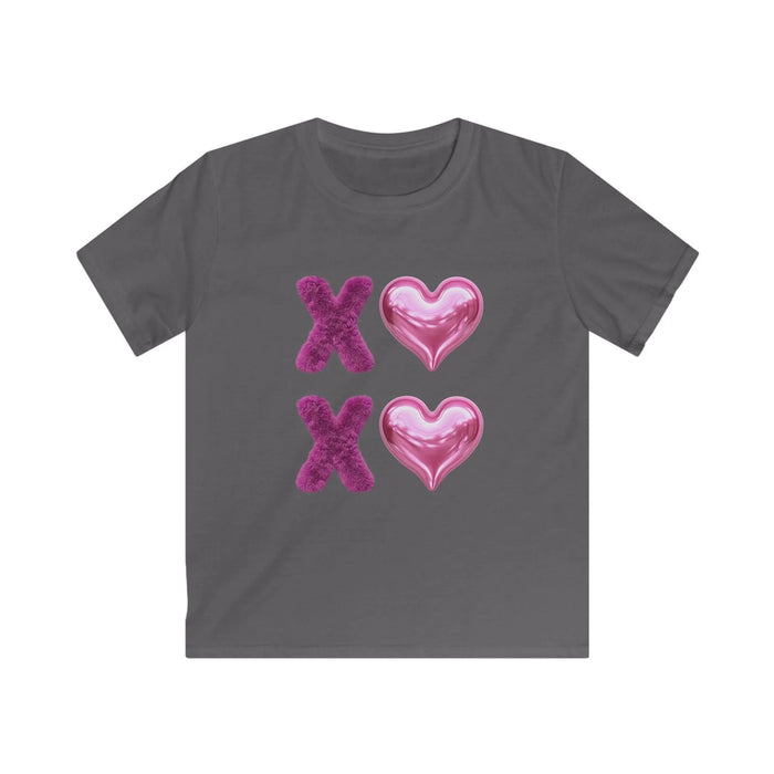 💖 XOXO Hugs & Kisses! 💜 Kids Softstyle Tee ✨ Spread the love with hugs and kisses! - Whippie's