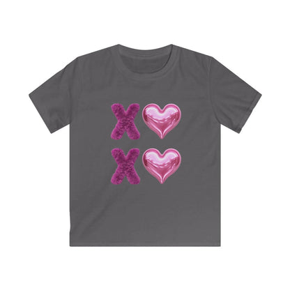💖 XOXO Hugs & Kisses! 💜 Kids Softstyle Tee ✨ Spread the love with hugs and kisses! - Whippie's