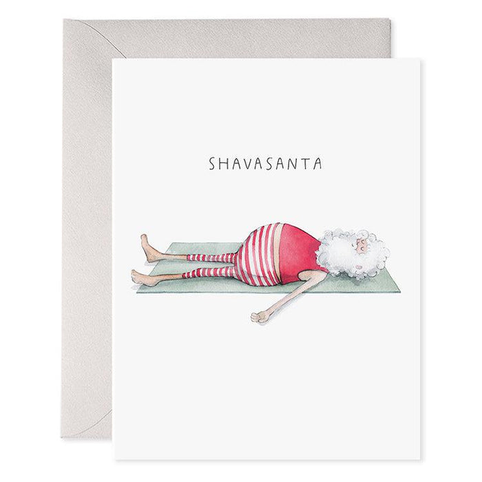 Yoga Santa Holiday Card