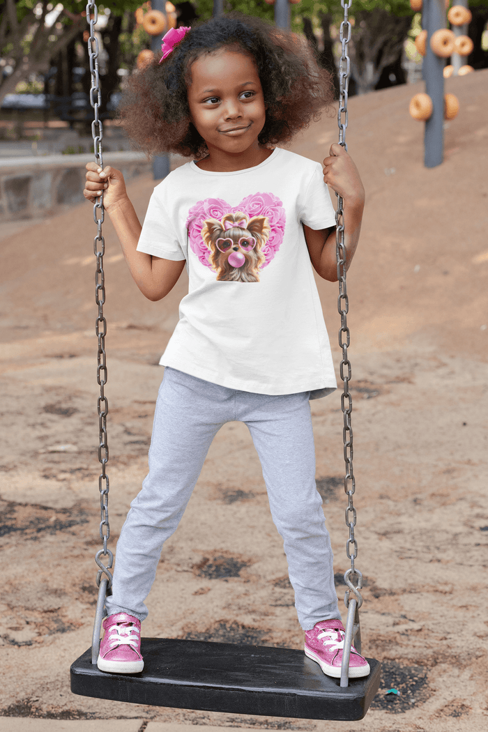 Yorkie Love Youth Tee - 💖 Cuteness Overload! 💖 - Whippie's