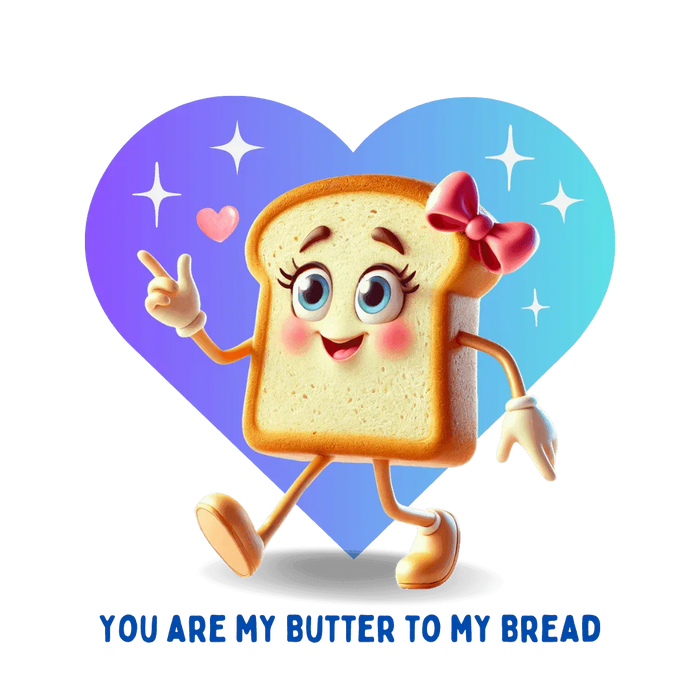 🍞 You're the Butter to My Bread! 🧈 Unisex Jersey Tee ✨ The perfect match! - Personalizable - Whippie's