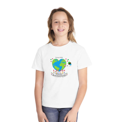 Youth Midweight Tee - Girl Scouts World Thinking Day Shirt - Whippie's