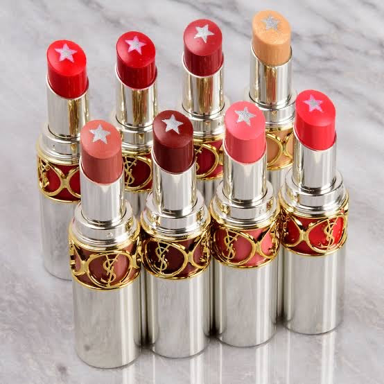 YSL Rouge Volupte Rock ‘N Shine Glitter Star Core Sparkling Colour & Shine