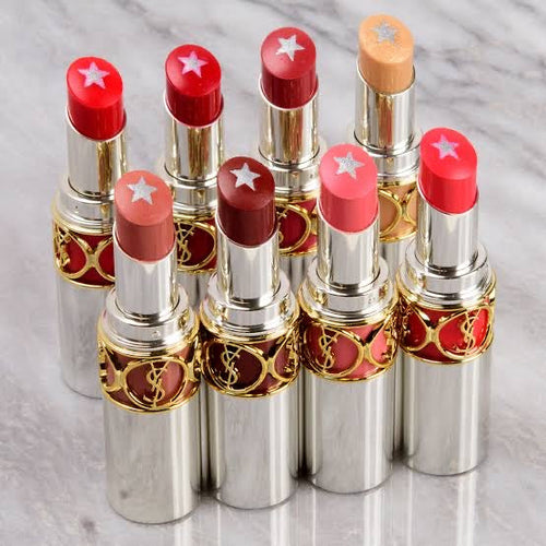 YSL Rouge Volupte Rock ‘N Shine Glitter Star Core Sparkling Colour & Shine