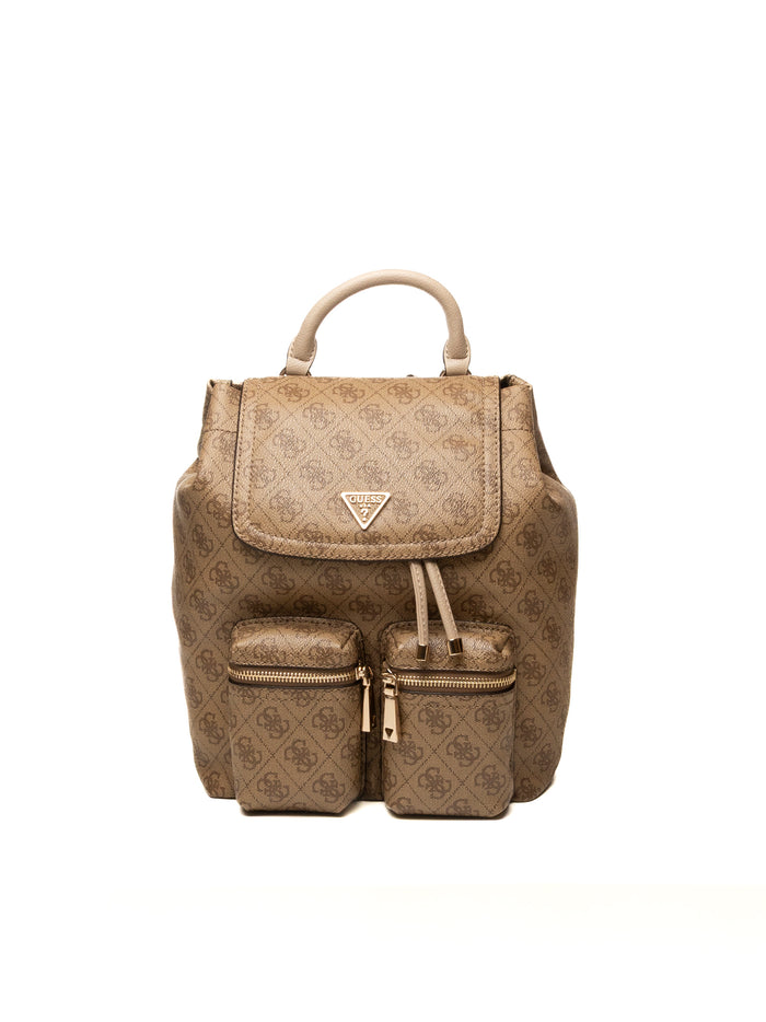 GUESS zaino manhattan beige HWSG7118310 MANHATTAN-LAT LOGO
