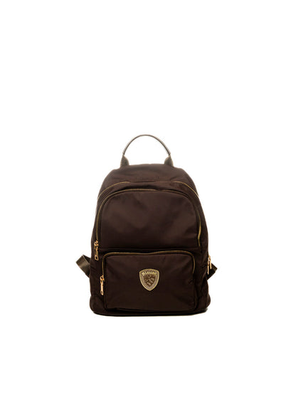BLAUER zaino nylon marrone FREYA01 NYLON-D.BROWN
