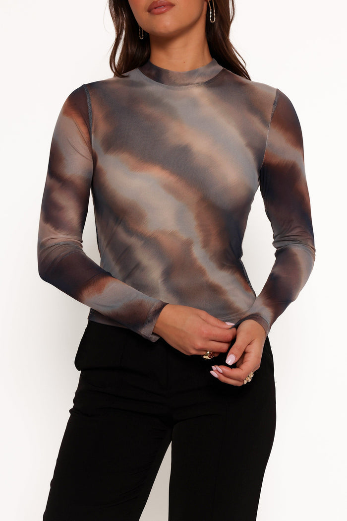 Petal and Pup USA TOPS Zallocco Long Sleeve Top - Ombre Stripe