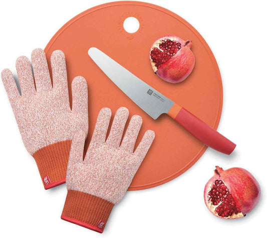 Zwilling - Now S 3 PC Stainless Steel Red Knife Set - 54350-403 - DISCONTINUED