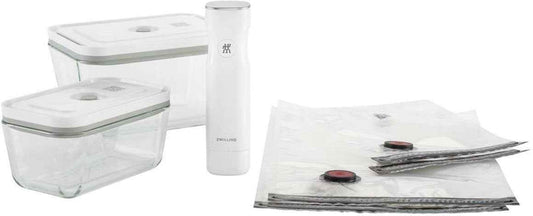 Zwilling - 7 PC Fresh & Save Medium/Large Plastic Vacuum Starter Set - 36808-007